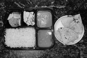Mini Thali( 2 Roti Aloo jeera Steam Rice andDal)