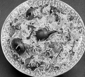 Mushroom Dum Biryani