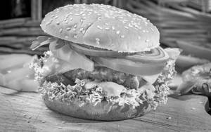 Mix salad burger