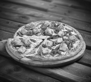 Paneer cheese pizza