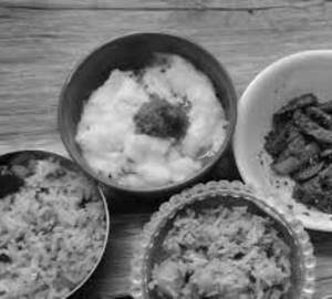 Sambar Rice + Curd Rice + Tomato Rice