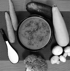 Vegan Roasted Herb Vegetable Soup