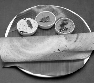 Moong Dal Urad Dal Mix Onion Dosa