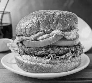 Veg cheese grilled burger
