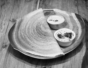 Moong Dal Urad Dal Mix Masala Onion Dosa
