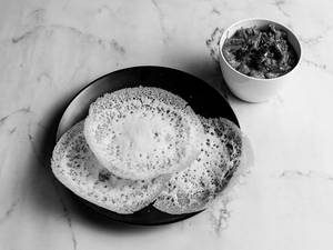 3 Palappam + Beef Roast