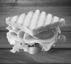 Cheese Egg & Ham Sandwich