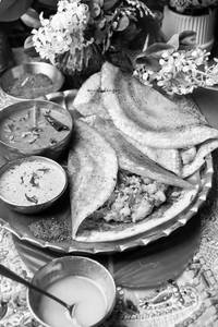 Coconut Masala Dosa