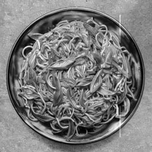 Mixed Spicy Basil Noodles [Spicy]
