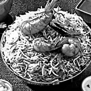 Avakaya Prawns Biryani