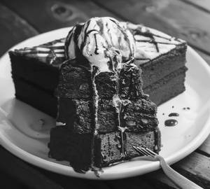 Choco Brownee With Icecream