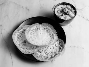3 Palappam + Veg Stew