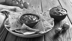 Nachos and salsa