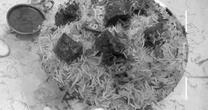 Beef biryani