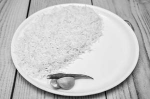 Plain rice