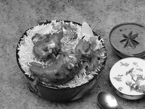 Fish biryani