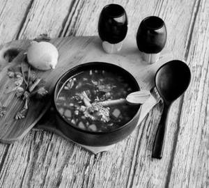 Lemon Coriander Chicken Soup 