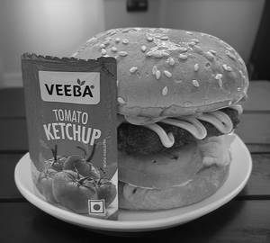 Veg surprise burger