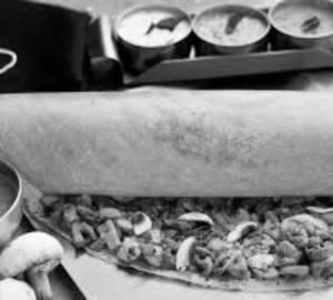 Mushroom Masala Dosa