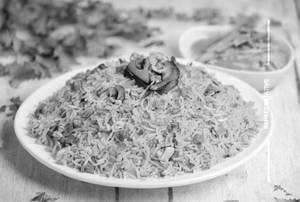 Mushroom Schezwan Fried Rice