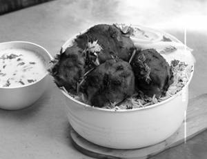 Chicken Kabab Biriyani