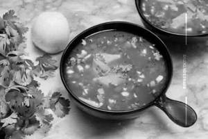 Lemon Coriander Soup   [Non Veg]