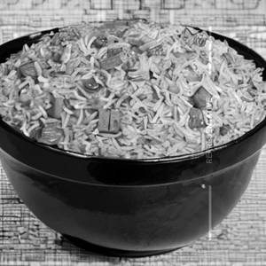 Schezwan Mushroom Fried Rice