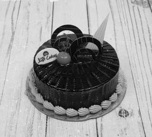 Twin chocolate eggless cake
