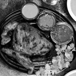 Half bird grill chicken