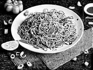 Veg Pan Fried Noodles