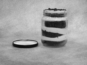 Chocolate Velvet Cupcake Jar