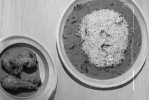 Chicken Tripal Schezwan Rice