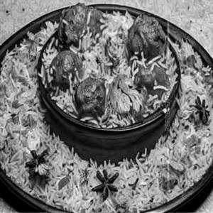 Mushroom Tikka Biryani