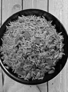 Schezwan Mushroom Fried Rice