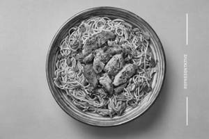 Chicken Pan Fried Noodles