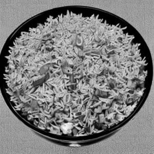 Burnt Garlic F:t Basil Fried Rice	