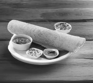 Spicy ghee podi plain dosa