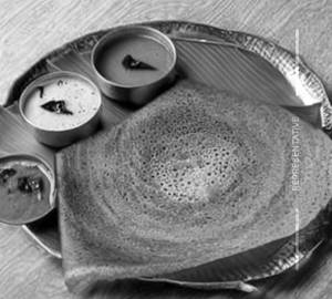 Ragi Ghee Masala Dosa
