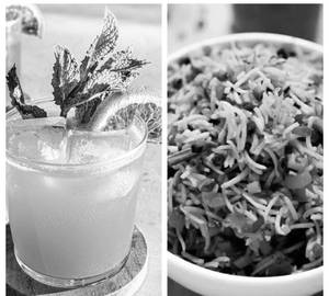 Veg Fried Rice+Orange / Pineapple Mocktail