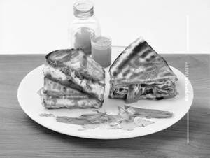 Cheese Paneer Tandoori Grilled Sandwich