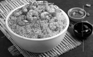 Prawns Burnt Garlic Fried Rice