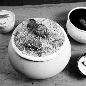 Kacche Ghosth Kidum Biryani