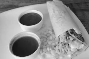 Corn Kebab Kathi Roll