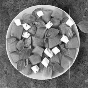 Water Melon Feta Cheese Salad
