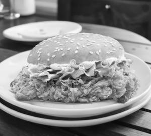 Crispy Fried Chicken Burger