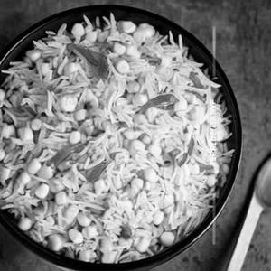 Sweet Corn Garlic Rice