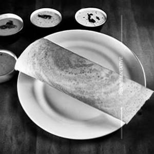 Butter masala dosa