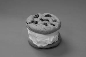 Nutella Filled Cookie Ice Cream Sandwich