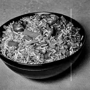 Mushroom Chilli Fried Rice
