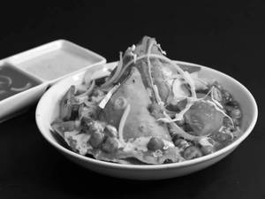 Double Samosa Chaat